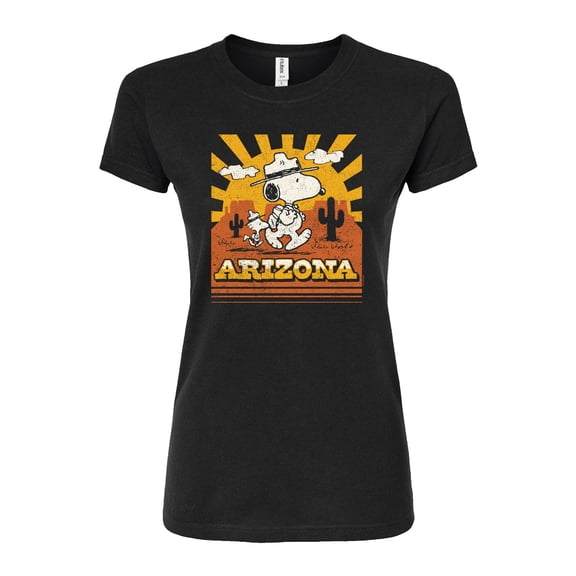 Peanuts - Arizona Scouts - Juniors Fitted Graphic T-Shirt