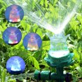 thumbnail image 4 of Ambient Light,Floodlight,Multifunction LampWater Sprinkler LED Garden Watering Tool,Outdoor Garden LED Sprinkler Lawns Watering Decorative Tool With Colorful Light Effect, 4 of 7
