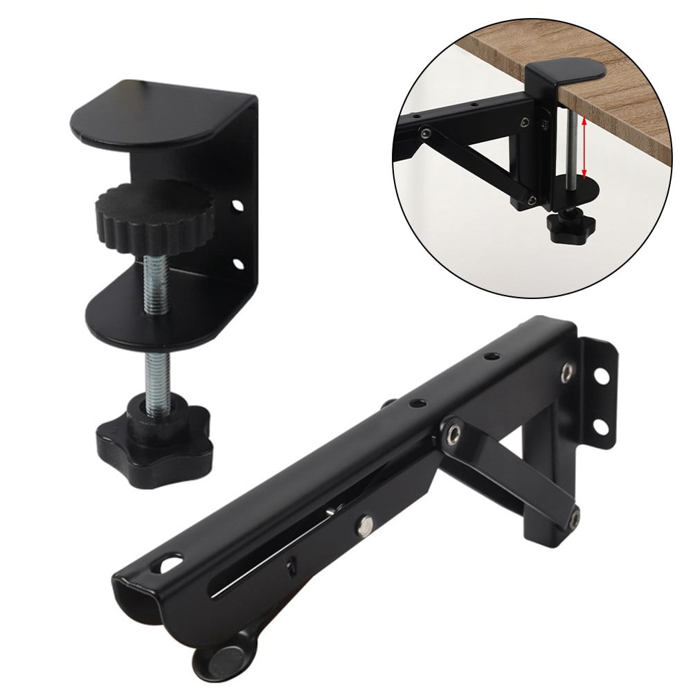 1-Piece Sliding Desk Extension Plate Support Clipon Keyboard Tray Hand Rest