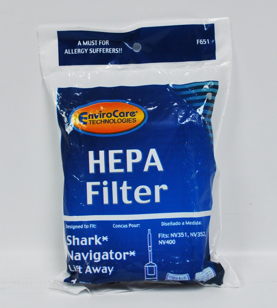 Envirocare Shark Navigator Lift Away HEPA Filter F651