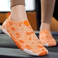 thumbnail image 4 of LTTVQM Water Shoes for Women Barefoot Packable Camo Graphic Quick Dry Beach Swim Aqua Socks for Surf Yoga Pool Slip on Sports Lightweight Shoes Orange 36(US-5.5), 4 of 5