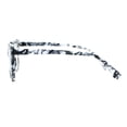 thumbnail image 4 of Womens Rectangle Butterfly Shape Plastic Fashion Reading Glasses White Marble +1.5, 4 of 4