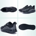thumbnail image 4 of AOV Women's Arch Support Walking Shoes - Breathable Orthotic Sneakers for Plantar Fasciitis Pain Relief BlackWhite US Size 9, 4 of 5