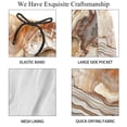 thumbnail image 4 of luoweisi Men's Beach Shorts Quick Dry Swim Trunks with Mesh Lining Marble Texture L, 4 of 5