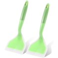 thumbnail image 1 of 2 piezas de panqueques de silicona pala espátula ancha volteador pala frita antiadherente volteador flexible ancho de silicona para utensilios de cocina antiadherentes huevo galleta tortilla Vhermosa Utensilios de Cocina, 1 of 7