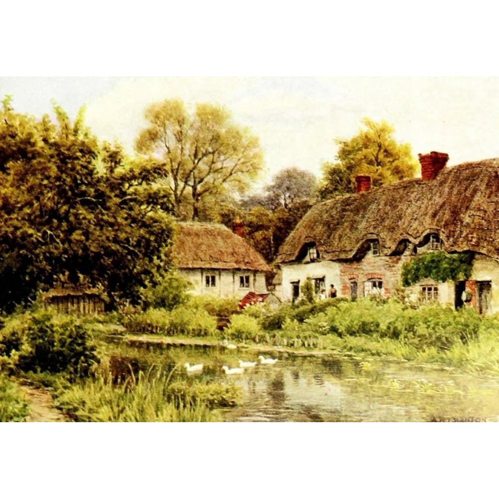 The Cottages And The Village Life Of Rural England 1912 Cottages At Lake