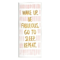 Stupell Industries Be Fabulous Glam Phrase Graphic Art Unframed Art Print Wall Art, Design by Sundance Group