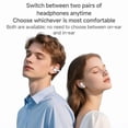 thumbnail image 4 of J-Q16 2 in 1 Digital Display ENC Noise Reduction Wireless Bluetooth Earphone, 4 of 4