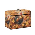 thumbnail image 2 of HELLHERO Rooster Autumn Leaves Sewing Machine Cover with Handle Portable Protective Cover for Housewife, 2 of 8