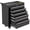 black 24in, variant on 6-Drawer Rolling Tool Cabinet with Lock Drawer Liners and Side Handle Mobile Toolbox for Garage Workshop DIY Black