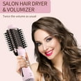 thumbnail image 4 of Upgraded 4 in 1 Hair Dryer and Styler Volumizer with Negative Ion Anti-frizz Ceramic Titanium Barrel Hot Air Hair Straightener Brush, 4 of 15