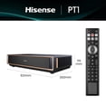 thumbnail image 5 of Restored Hisense PT1 Ultra Short Throw Triple Laser Projector, 4K UHD, Google TV, 80'' - 150'', 2500 Lumens, 3000:1 Contrast, IMAX Enhanced, Dolby Vision & Atmos, 3D, 240 High Refresh Rate (Refurbished), 5 of 10