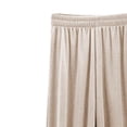 thumbnail image 4 of VBVC Women's Elastic Waist Wide Leg Pants , Ladies' Soft Flowy Casual Lounge Trousers , Lightweight Drape Pants For Women, Beige , Free Size, 4 of 5