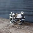 thumbnail image 2 of HOOUN Gothic Punk Stainless Steel Men Ring Skull Rings Party Band Jewelry Size 6-12-12-Style 5, 2 of 4