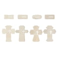 thumbnail image 3 of 16 cruces de madera de pie para decorar centros de mesa de bautizo o de pared. 16 piezas, 3 of 9