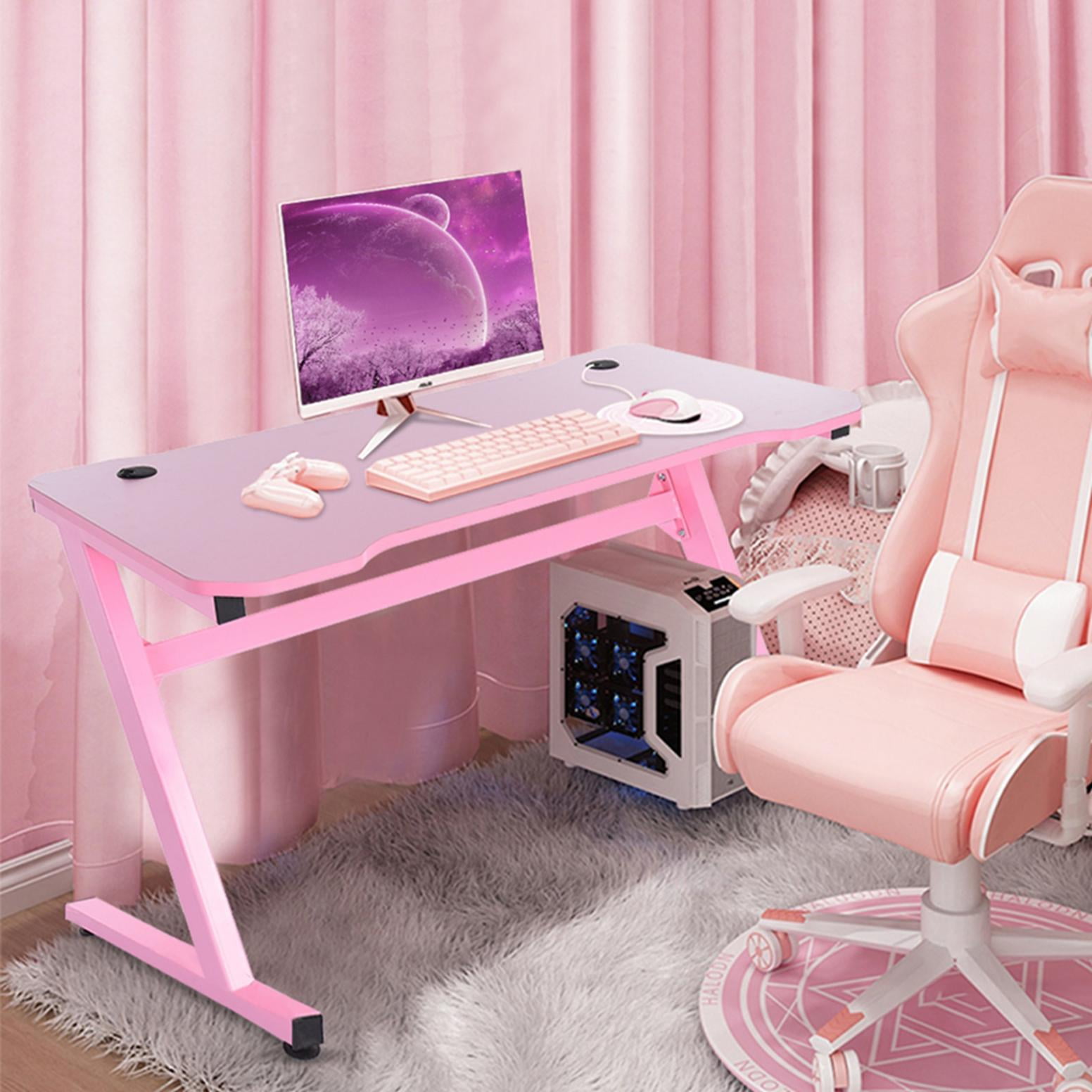 Pink 2024 computer desk