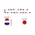 thumbnail image 3 of Danhjin Paper Decorative Decals Independence Day Party Decorations Hanging Decorations Flower Decorations Holiday Celebrations Decoration Hanging Decorations Background Decorations, 3 of 6