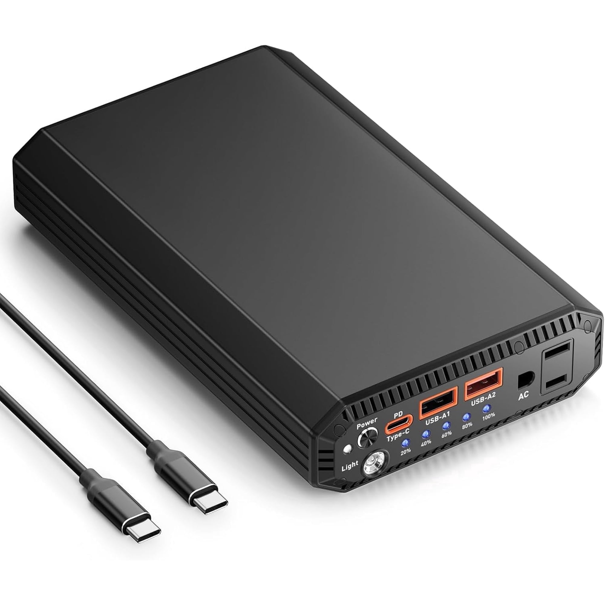 PADJYYUSZ P10 100W Portable Power Bank with AC Outlet - 27000mAh Laptop Power Bank for Laptop, Hunting and Outdoor Use