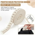 thumbnail image 4 of 1 Roll 10 Yards Measuring Tape Ribbon 5/8 Inch Wide Fabric Trim Ruler Twill Tape Print Tape Measure Body Measuring for Sewing Lose Weight Body Waist Circumference Tailor Craftsmen, 4 of 6