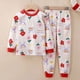 thumbnail image 1 of Ropa interior térmica de invierno para niños y niñas, conjuntos de pijama de algodón de dibujos animados, trajes de manga larga, ropa de dormir para bebés, 2-14T, 1 of 4