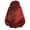 Brick Red, variant on Mountain Techwear Waterproof Hooded Jacket for Unisex, Loose Fit Long Sleeve with Zipper Pockets, Casual Outdoor Outerwear, 1 Piece, S-4XL, Plus Size Friendly