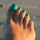 thumbnail image 5 of 12 piezas/juego de anillos para los dedos del pie sencillos y ajustables para la playa, joyería bonita para los pies, 5 of 7