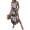 Floral Leaf Black, variant on Zeagoo Summer Dress for Women 2025 Casual Maxi Sundress for Beach Tank Dress with Pockets Pleated Front Travel Outfits