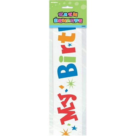 - Satin Birthday Sash