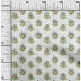thumbnail image 2 of oneOone Velvet Green Fabric Floral Sewing Craft Projects Fabric Prints By Yard 58 Inch Wide, 2 of 4