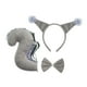 thumbnail image 2 of Kit de disfraz de cola de animal para cosplay, diadema para fiestas temáticas de animales, fiestas, decoración gris, 2 of 8