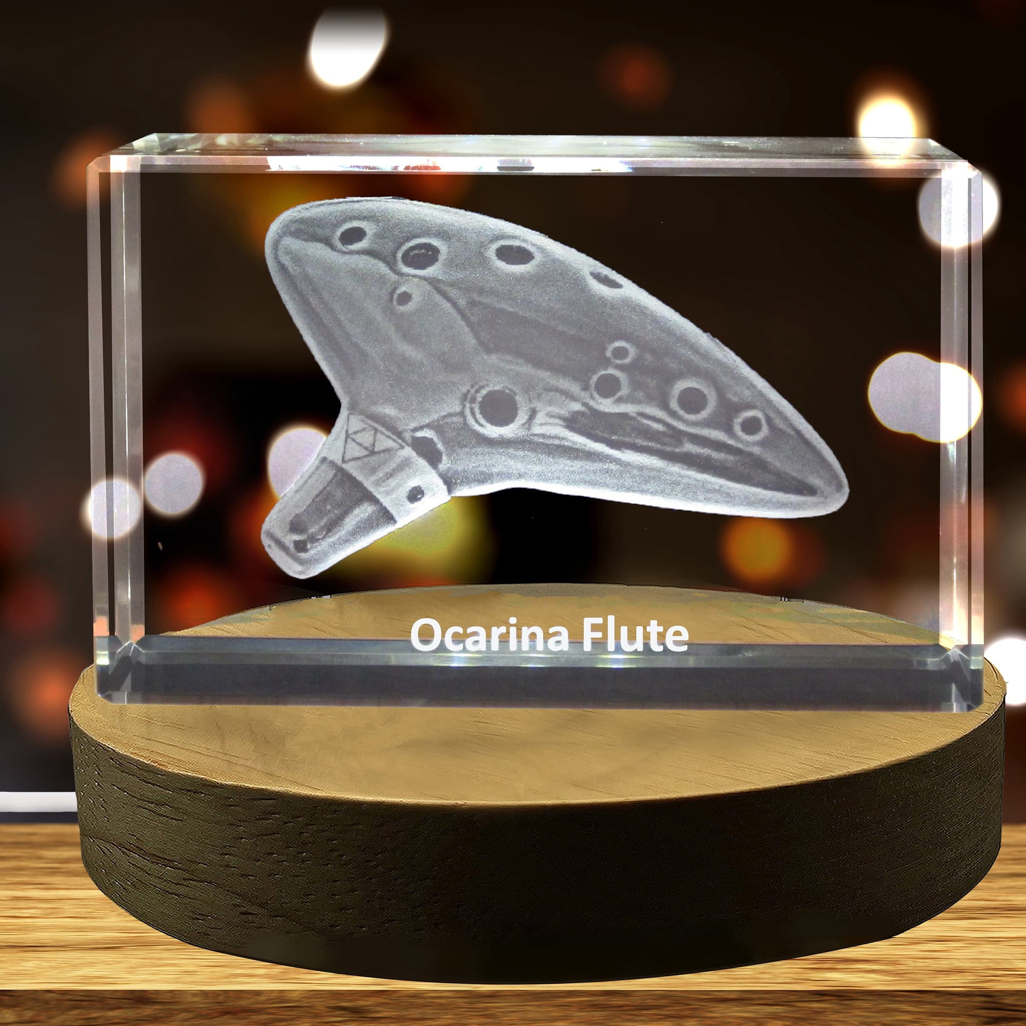 Ocarina 3D Engraved Crystal 3D Engraved Crystal Keepsake/Gift/Decor/Collectible/Souvenir