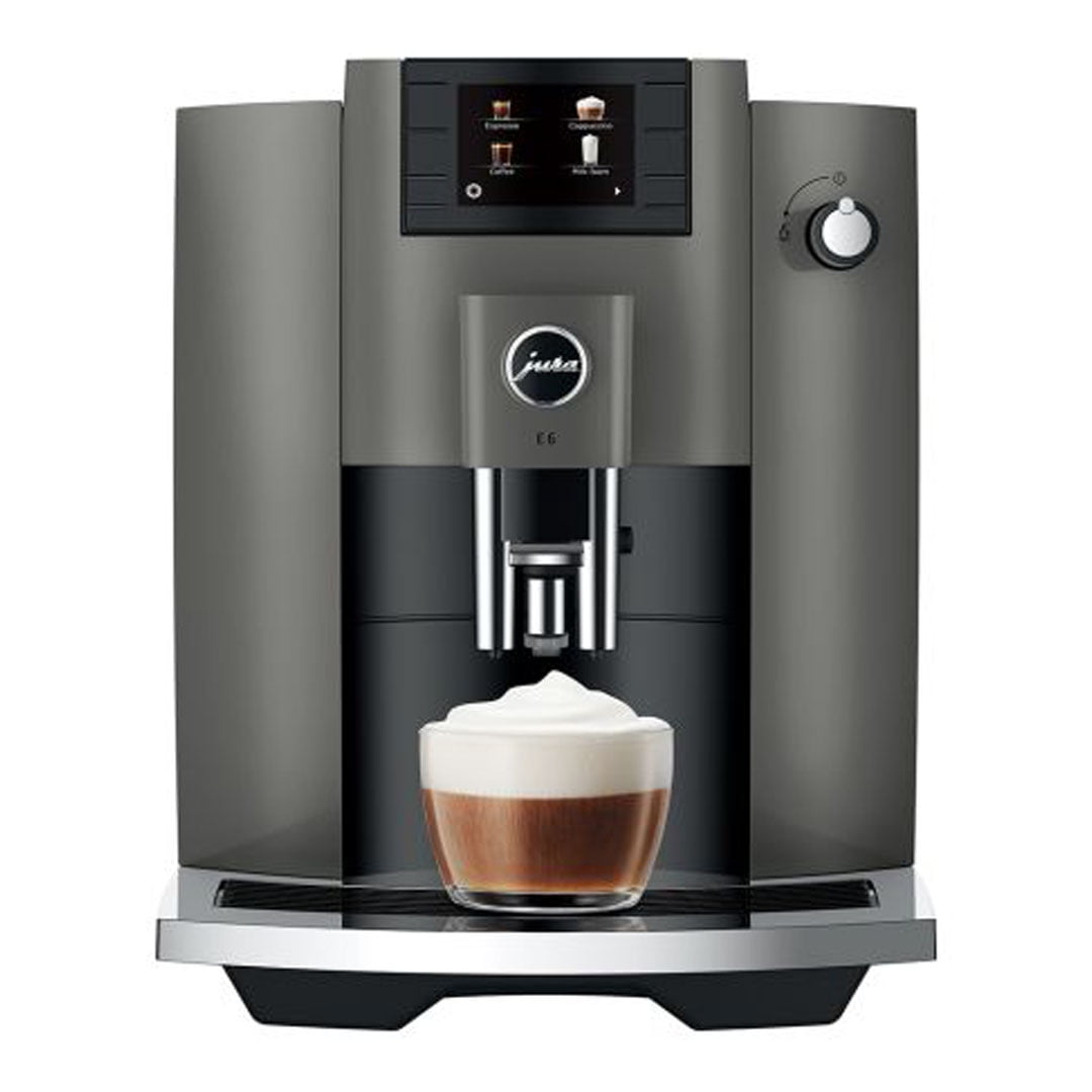 Jura E6 (NAC) Automatic Espresso Machine (2023 Release) (Dark Inox, 15621)