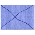 thumbnail image 1 of Ahgly Company Machine Washable Indoor Rectangle Abstract Blue Modern Area Rugs, 7' x 10', 1 of 4
