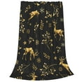 thumbnail image 2 of Vsdgher Christmas Gold Deers1 Ultra-Soft Micro flannel Blanket Throw Blankets for Couch Sofa, Bed (4 sizes)-40"x30", 2 of 7