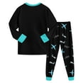 thumbnail image 6 of Toddler Boys Pajamas Truck Cotton Kids Dinosaur Truck Pjs Sleepwear Clothes Sets 6-12 Months 12-24 Months 2t 3t 4t 5t 6t 7t 8t 9t Children(Black,8-9 Years), 6 of 6