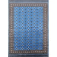 thumbnail image 1 of Ahgly Company Indoor Rectangle Mid-Century Modern Iceberg Blue Area Rugs, 2' x 4', 1 of 1