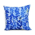 thumbnail image 2 of Simply Daisy, 16" x 16" Flower Bell Blue Floral DecorativeOutdoor Pillow, 2 of 2