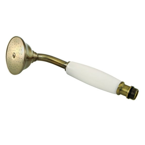 Kingston Brass K105A3 Victorian Single Function Round Hand Shower in Antique Brass