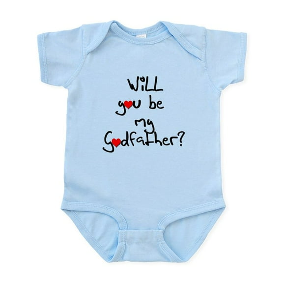 CafePress - Be My Godfather? Infant Bodysuit - Baby Light Bodysuit, Size Newborn - 24 Months