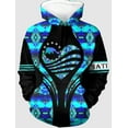 thumbnail image 4 of 3d Digital Printing Men's Sweatshirt Black And White Pattern Men's Clothing, 4 of 5
