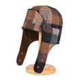 thumbnail image 3 of Ceisia Unisex Plaid Fleece Trapper Hat Ear Flaps Winter Warm Cold Weather Windproof Aviator Hat Coffee Free Size Gift, 3 of 9