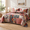 Red Vintage Patchwork-King (96 by108 Inch), variant on Red Vintage Patchwork King (96 by108 Inch) Cotton Reversible Bedspread Coverlet Set