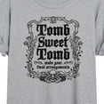 thumbnail image 3 of Disney - Haunted Mansion Parks Attraction - Tomb Sweet Tomb - Juniors Ideal Flowy Muscle T-Shirt, 3 of 5