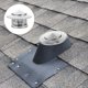 thumbnail image 2 of Tapa de chimenea Tapa de chimenea de techo de acero inoxidable Tapa de lluvia para tubo de chimenea Tapa para lluvia para tubo de escape de estufa, 2 of 8