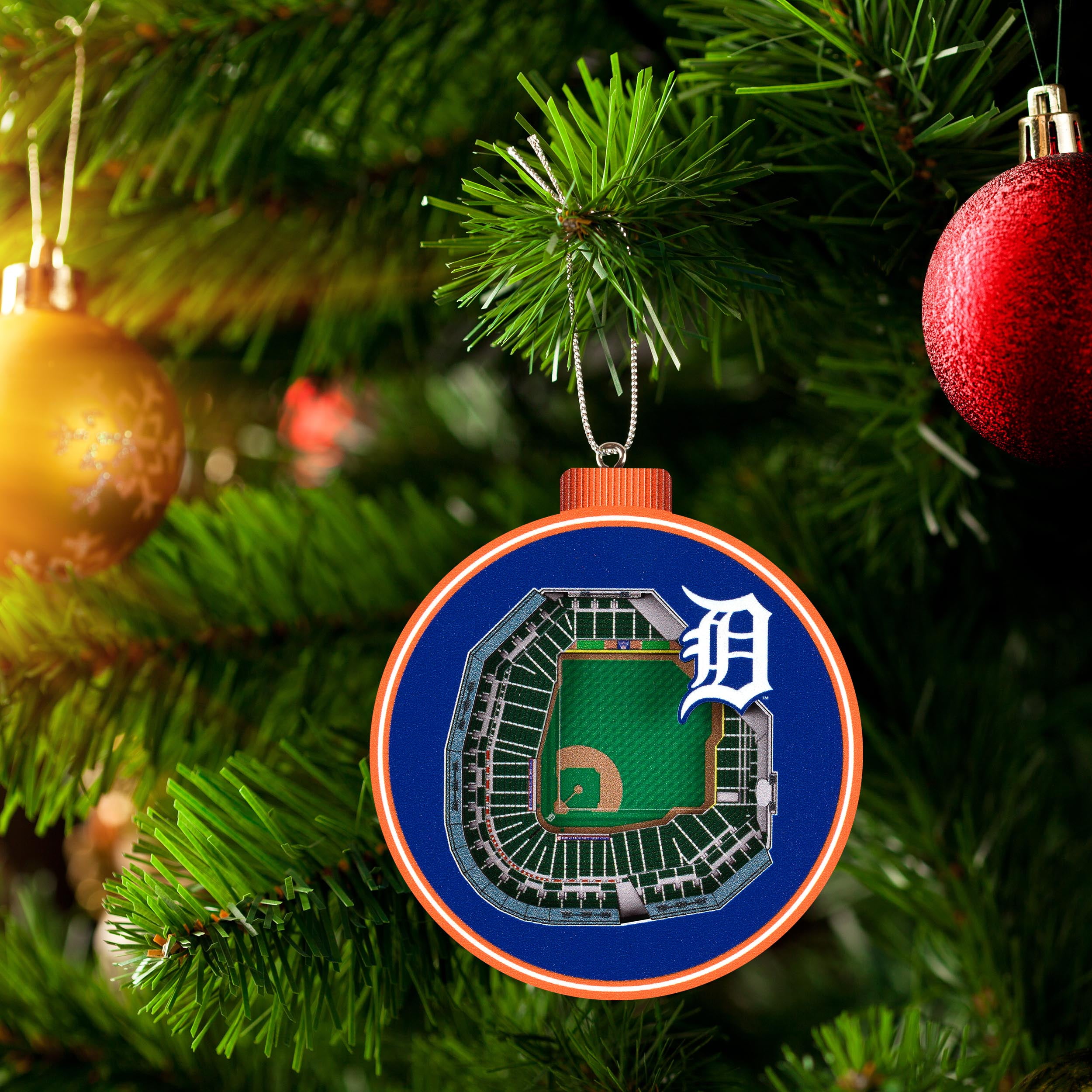 YouTheFan MLB Detroit Tigers 3D StadiumView Ornament