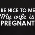 thumbnail image 3 of CafePress - Be Nice To Me My Wife Is Pregnant T Shirt - Men's Classic Graphic Cotton T-Shirt, 3 of 4
