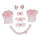 thumbnail image 3 of Disfraz de gato de peluche, accesorios para de , guantes, sombreros, pajarita para , vestido de actuación, carnaval, , Blanco Yinane disfraz de gato, 3 of 8