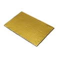 thumbnail image 1 of Ofertas Únicas 2 Pcs 74.8mil 1.9mm 1.29sqft Alfombrilla de Sonido para Automóvil de Caucho Butílico para Capó de Barco 11.81"x7.87" Tono Dorado Rombo, 1 of 7