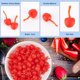 thumbnail image 4 of 100 cerezas artificiales en miniatura para decoración de cerezas, juego de simulación de frutas 3D., 4 of 9