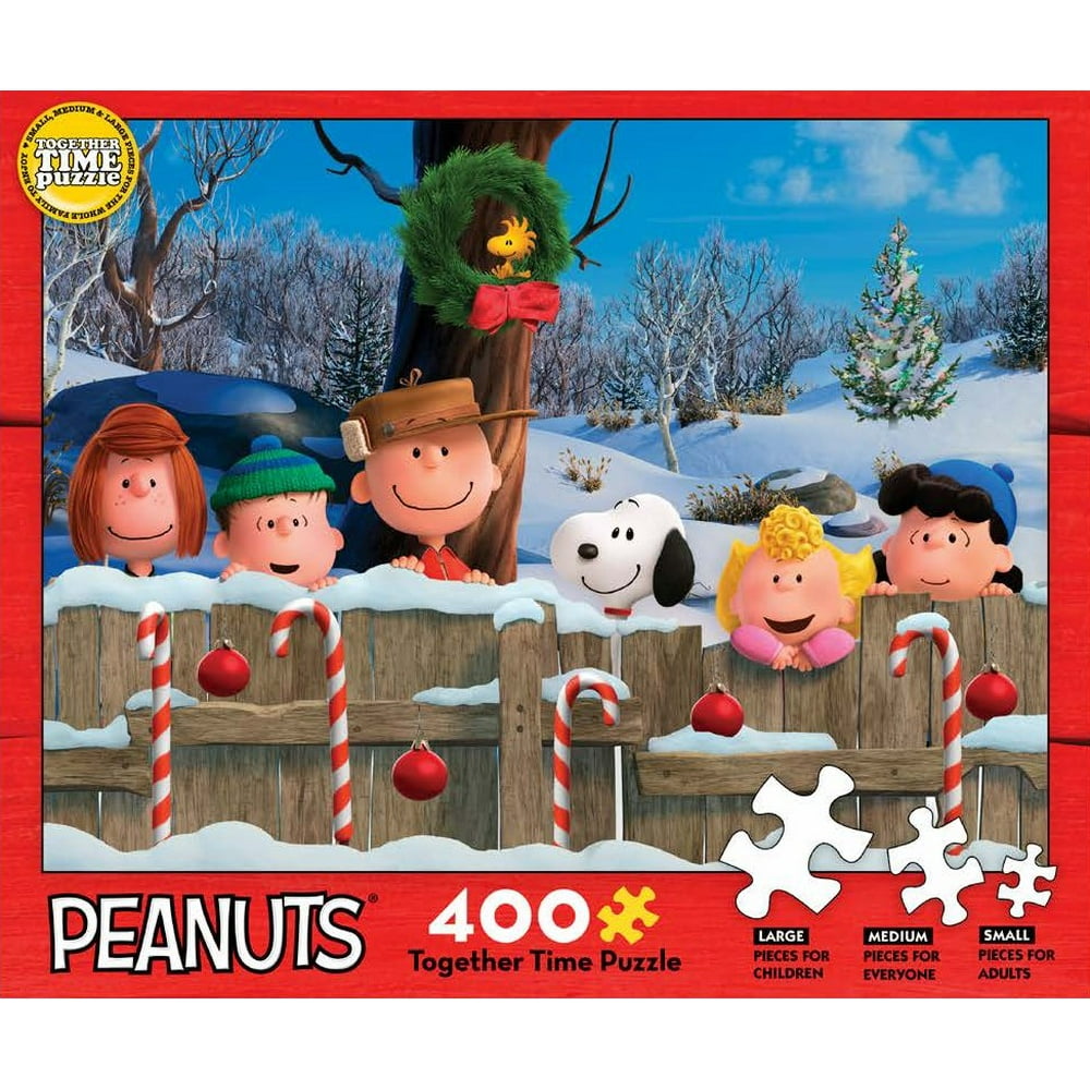 Ceaco Together Time Peanuts Holiday 400 Piece Jigsaw Puzzle